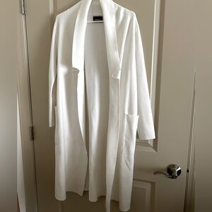 Zara white coat